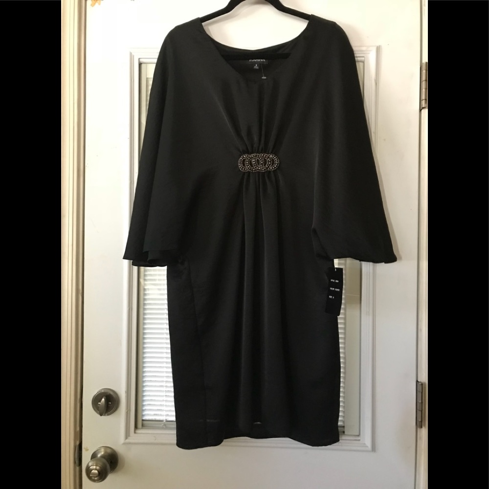 Silk black dress
